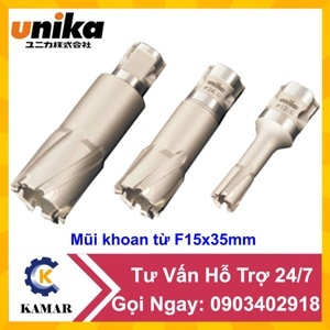 Mũi khoan từ hợp kim 15 mm Unika MX35N-15.0