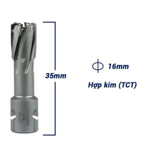 Mũi khoan từ hợp kim TCT 18x35mm CFCooper MT35-18