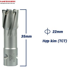 Mũi khoan từ hợp kim TCT 22x35mm CFCooper MT35-22