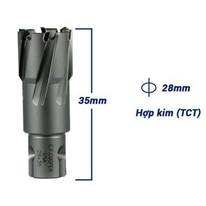 Mũi khoan từ hợp kim TCT 28x35mm CFCooper MT35-28