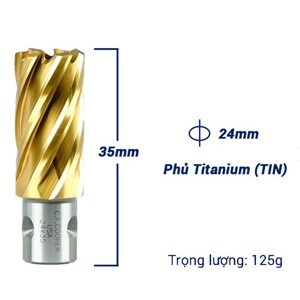 Mũi khoan từ thép gió HSS 24x35mm CFCooper MH35-24