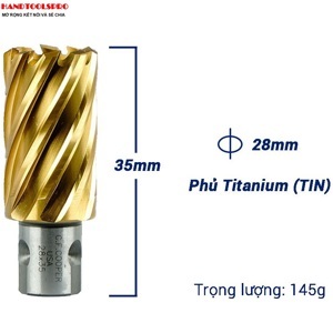 Mũi khoan từ thép gió HSS 28x35mm CFCooper MH35-28