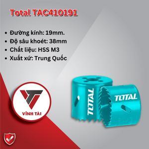 Mũi khoét kim  loại 19mm TAC410191