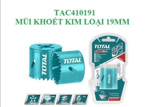 Mũi khoét kim  loại 19mm TAC410191