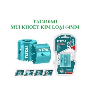 Mũi khoét kim loại 64mm TAC410641