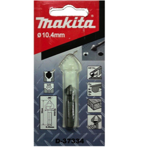 Mũi lã 3 lưỡi cắt thép gió HSS M5 chuôi lục giác Makita D-37334