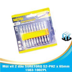 Mũi siết vít 2 đầu bake SURETORQ 1563-1002PL PH2x65mm