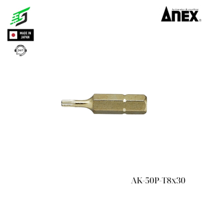 Mũi vít ngắn hoa thị Anex AK-50P-T8x30