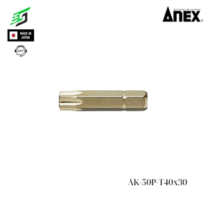 Mũi vít ngắn hoa thị Anex AK-50P-T40x30