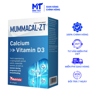 MummaCal-ZT – Bổ sung canxi và vitamin D3 cho phụ nữ thai kỳ