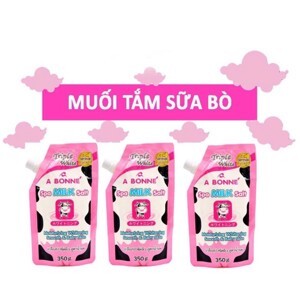 Muối tắm tẩy tế bào chết làm trắng da sữa bò Abonne