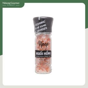 Muối hồng có cối xay Vipep hũ 120g