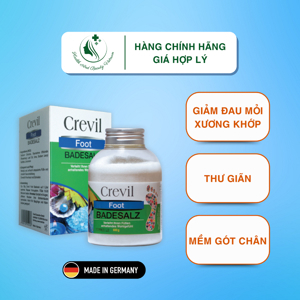 Muối khoáng ngâm chân Crevil foot badesalz - 600g