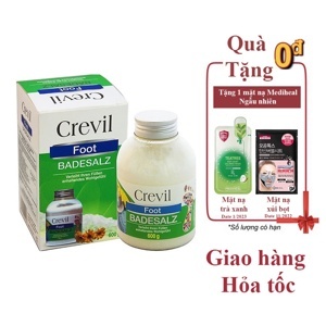 Muối khoáng ngâm chân Crevil foot badesalz - 600g