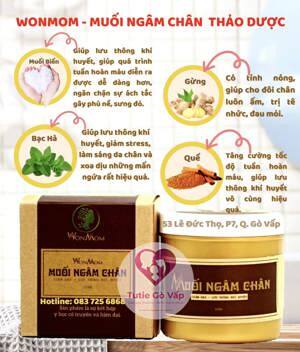 Muối ngâm chân WonMom 350g