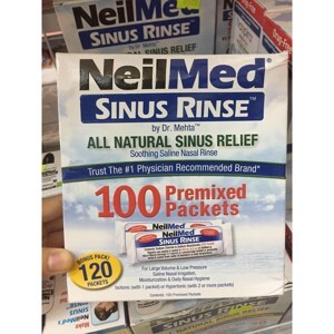 Muối rửa mũi NeilMed Sinus Rinse hộp 100 gói