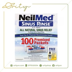 Muối rửa mũi NeilMed Sinus Rinse hộp 100 gói