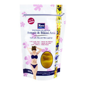 Muối tắm làm trắng da vùng nách & bikini YOKO Whitening Spa Salt For Armpit & Bikini Area 220g