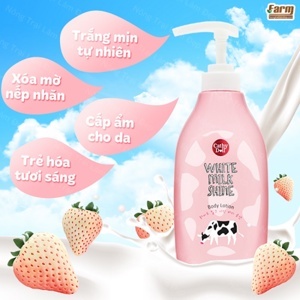 Muối tắm toàn thân trắng da sữa bò Cathy Doll White Milk Shine Body Bath Salt 420g