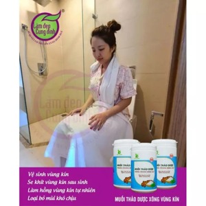 Muối thảo dược Bảo Nhiên xông hơ phục hồi vùng kín