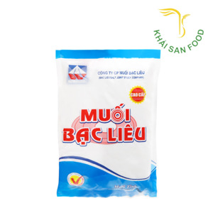 Muối tinh Bạc Liêu gói 500g