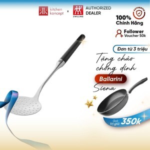 Muỗng đục lỗ Zwilling Twin Pure Black