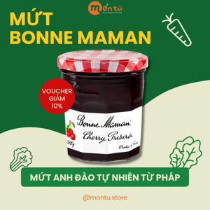Mứt anh đào Bonne Maman – 370gr