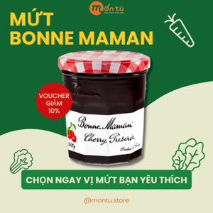 Mứt dâu tây Bonne Maman Strawberry Preserves 370g