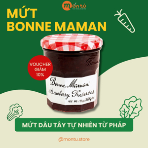 Mứt dâu tây Bonne Maman Strawberry Preserves 370g