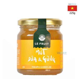 Mứt dứa & gừng Le Fruit 225g