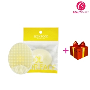 Mút rửa mặt Skinfood Silicone Cleansing Pad