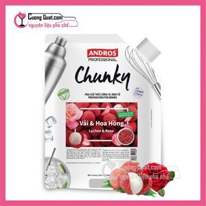 Mứt Sauce Chunky Vải Hoa hồng