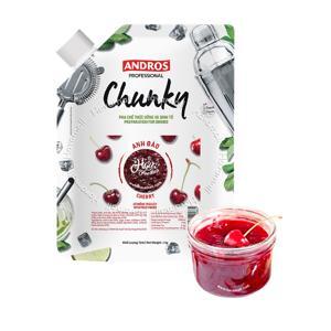 Mứt trái cây Andros Chunky Anh Đào – túi 1kg