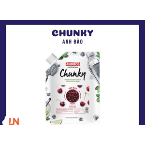 Mứt trái cây Andros Chunky Anh Đào – túi 1kg