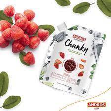 Mứt trái cây Andros Chunky Dâu – túi 1kg