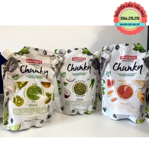 Mứt trái cây Andros Chunky Dâu – túi 1kg