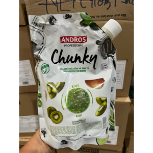 Mứt trái cây Andros Chunky Kiwi – túi 1kg