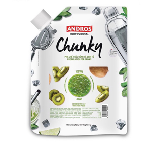 Mứt trái cây Andros Chunky Kiwi – túi 1kg