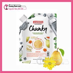 Mứt trái cây Andros Chunky Lê & Hoa cúc – túi 1kg