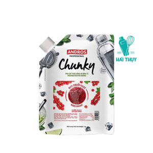 Mứt trái cây Andros Chunky nho chuỗi ngọc – túi 1kg