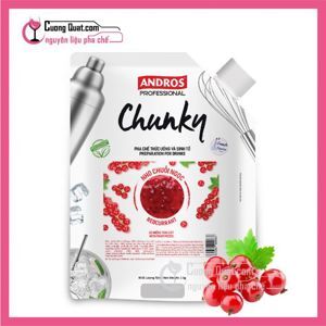 Mứt trái cây Andros Chunky nho chuỗi ngọc – túi 1kg