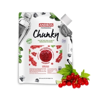 Mứt trái cây Andros Chunky nho chuỗi ngọc – túi 1kg