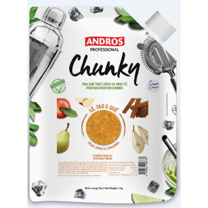 Mứt trái cây Andros Chunky xoài – túi 1kg