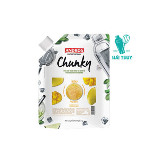 Mứt trái cây Andros Chunky xoài – túi 1kg