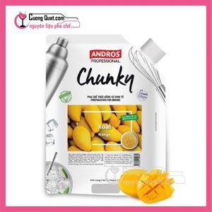 Mứt trái cây Andros Chunky xoài – túi 1kg