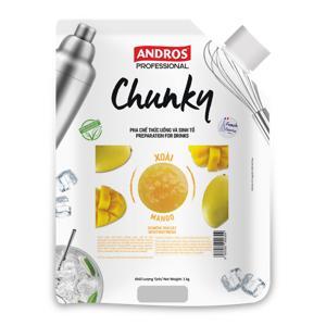 Mứt trái cây Andros Chunky xoài – túi 1kg