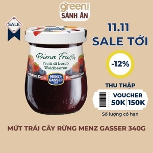 Mứt trái cây rừng Menz Gasser 340g