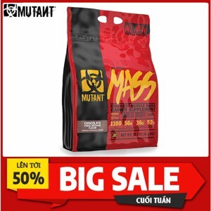 Mutant Mass Muscle Mass Gainer 15Lbs (6.80Kg)