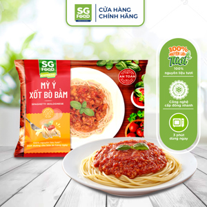 Mỳ Ý sốt bò bằm SG Food 250g