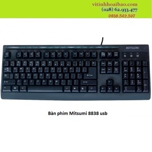 Bàn phím Mitsumi 8838 L1 - USB